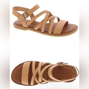 TOMS Sephina Strappy Sandal Brown